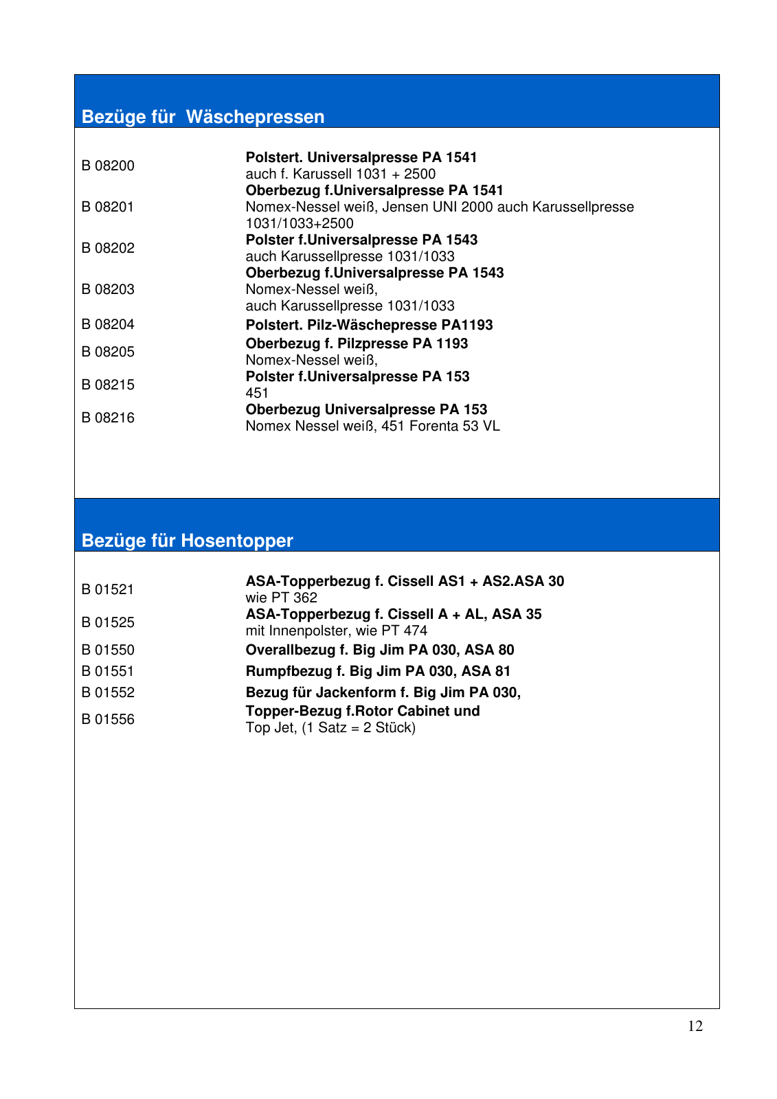 Vorschau Betriebsmittelkatalog Seite 12
