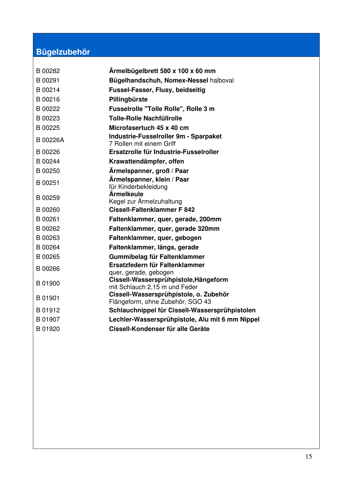 Vorschau Betriebsmittelkatalog Seite 15