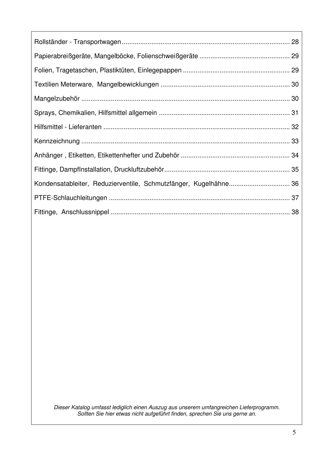 Vorschau Betriebsmittelkatalog Seite 5