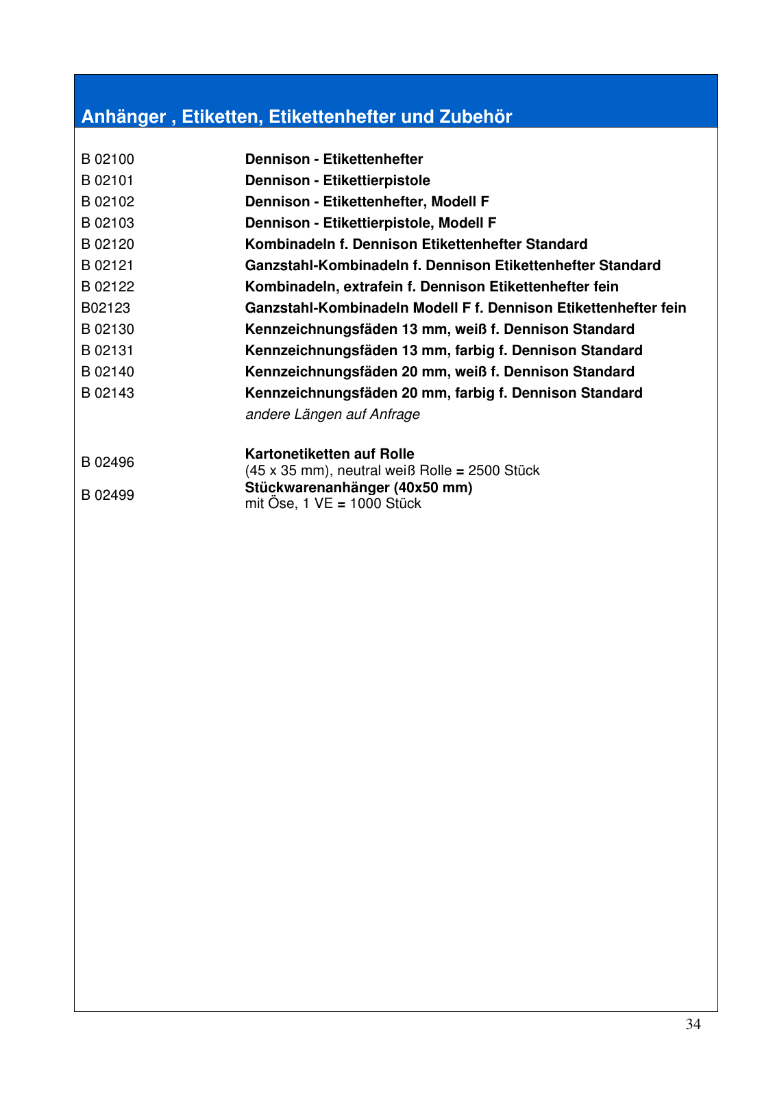 Vorschau Betriebsmittelkatalog Seite 34