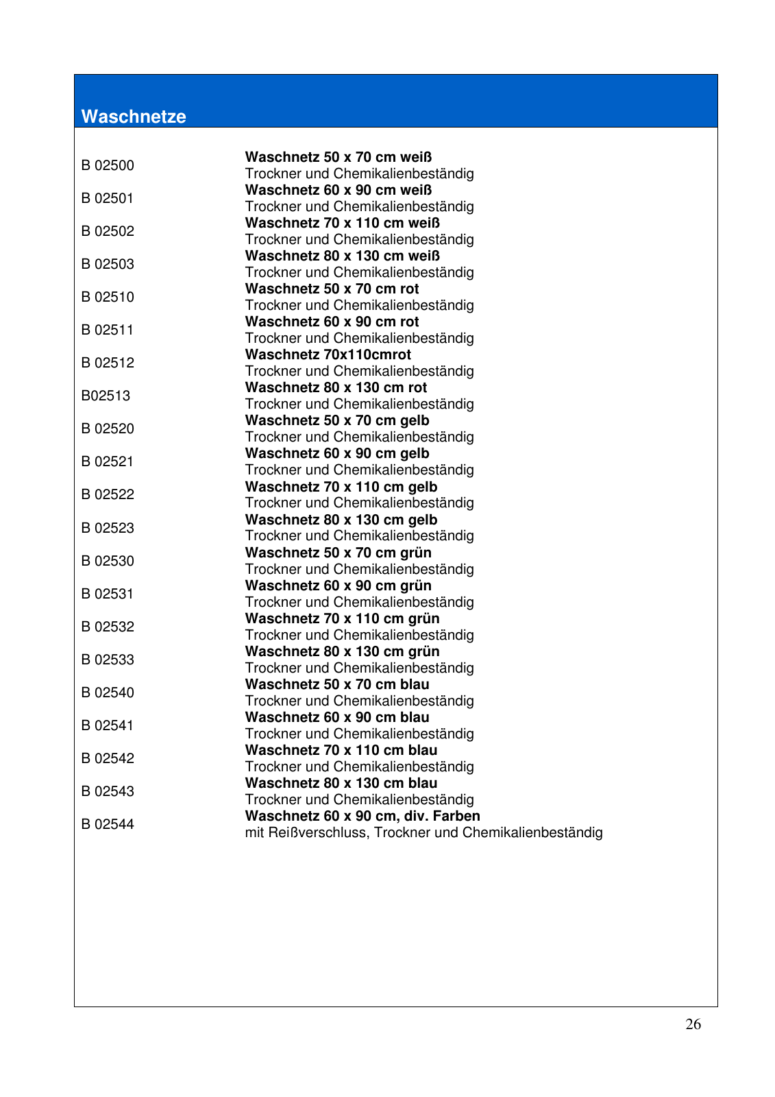 Vorschau Betriebsmittelkatalog Seite 26