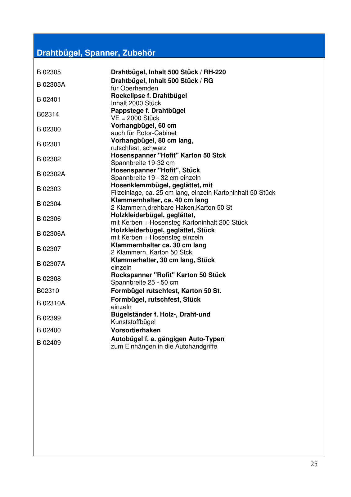 Vorschau Betriebsmittelkatalog Seite 25